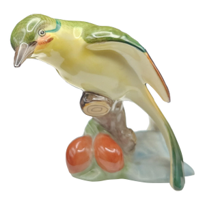 Herend Porcelain Colibri Mate Natural Hummingbird 1947