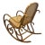 American Early 20th Century Bentwood and Caned Rocking Chair For Sale - Image 3 of 11