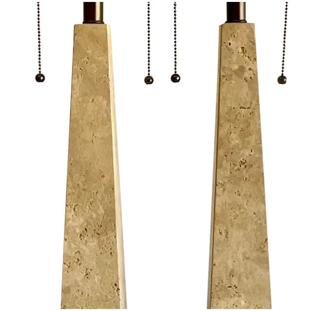 Vintage Coastal Coquina Stone Table Lamps - a Pair For Sale - Image 12 of 12