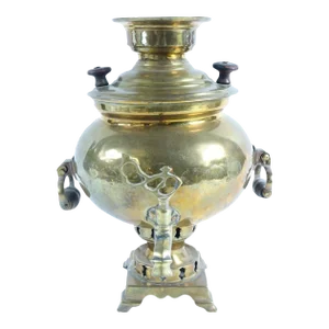 Late 19th Century Antique Brass Russian Samovar 5