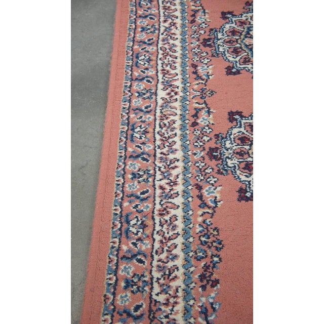 Subtle Runner Rug with Pink Shades For Sale - Image 4 of 8