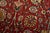 Fine Tabriz Rug 10’1” X 12’10” Red Wool Vintage Traditional Hand-Knotted Carpet For Sale - Image 4 of 15