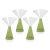 Viterbo Martini Glasses - Green, Set of 4 For Sale - Image 4 of 4