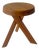 Vintage S31 Stool in Elm attributed to Pierre Chapo, 1970s For Sale