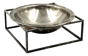Mid-Century Modern Silver-Plated Bowl, 1970s