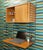 Mid-Century Modern Teak String Shelving Unit with Wall Cabinet, Desk Shelf and Black Ladders by Kajsa & Nils Nisse Strinning for String, Sweden, 1960s For Sale - Image 9 of 12