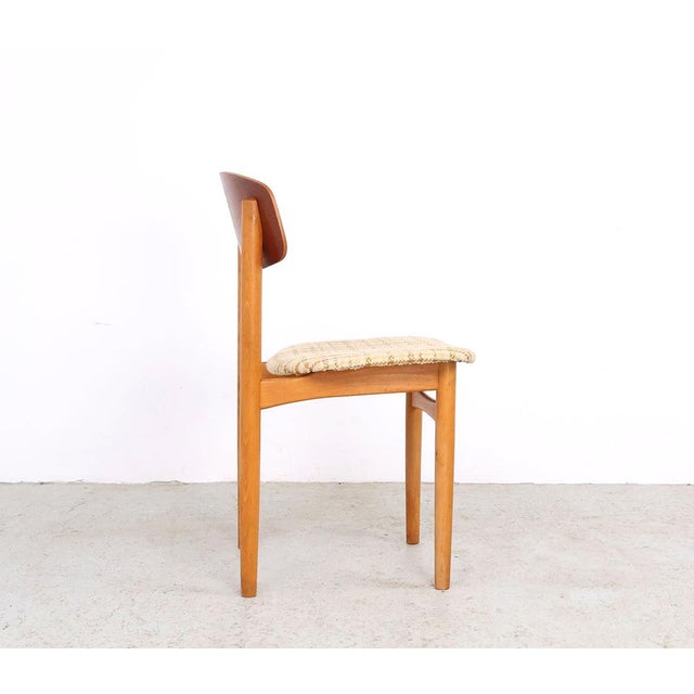 1950s Vintage Model 122 Dining Chairs by Børge Mogensen for Søborg Møbelfabrik, 1950s, Set of 2 For Sale - Image 5 of 14
