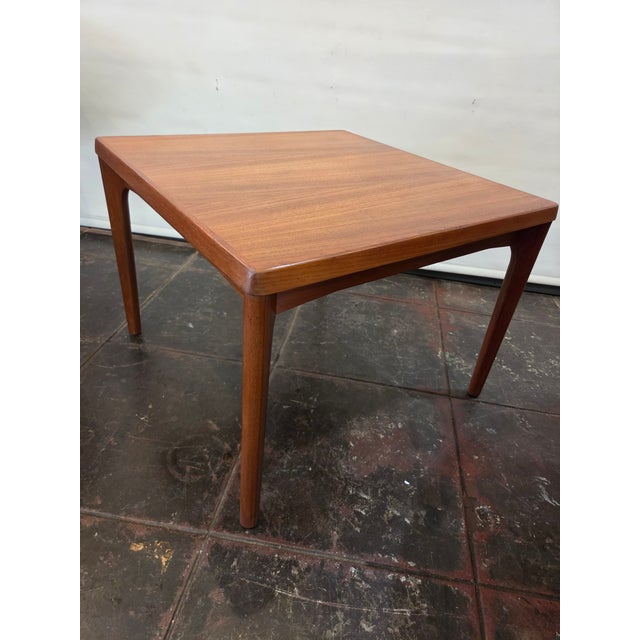 1960s Danish Modern Mid-Century Teak Side Table Coffee Table For Sale - Image 5 of 11