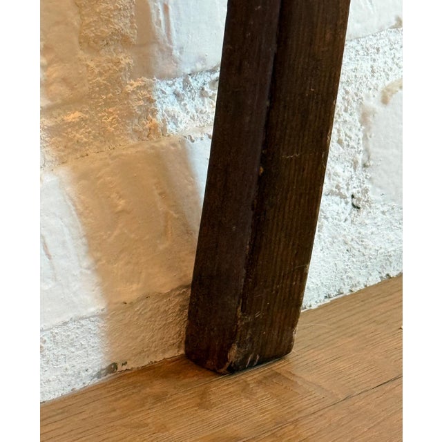Brown 20th Century American Caned Bench For Sale - Image 8 of 10