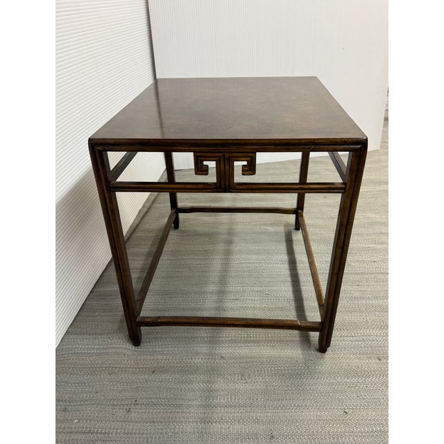 Brown Michael Taylor for Baker Furniture Far East Collection Side Table For Sale - Image 8 of 12