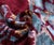 Hand-Knotted Silk Velvet Ikat Lumbar Pillow - 16x24 Burgundy & Sky Blue For Sale - Image 4 of 8