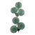 Pair of Murano Green Flower Disc Sconces For Sale