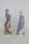 Mid 20th Century Rococo Style Porcelain Figurines Pair of 2 Courting Couple Made in Japan 5007b For Sale - Image 5 of 10