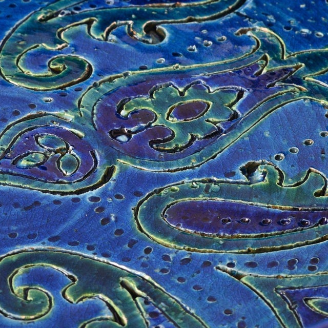 Liberty Blue Bowl by Aldo Londi for Bitossi, 1960s For Sale - Image 11 of 12