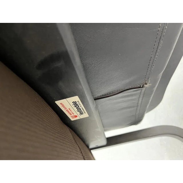 Sinus Lying Leather Black Chair from Westnofa, 1970s For Sale - Image 11 of 12