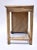 Vintage Chevron Pencil Reed Writing Desk With Brass Hardware, Usa For Sale - Image 9 of 12
