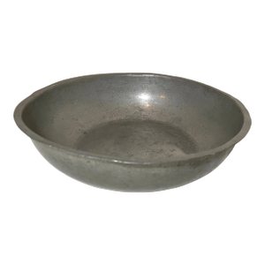 Rare Antique 18th Century 1700s Handmade English Pewter Centerpiece Fruit Bowl