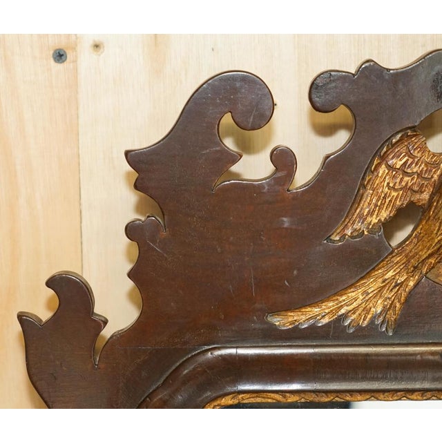 Late 19th Century 18th Century Georgian Style Mirror in Giltwood, 1880s For Sale - Image 5 of 18
