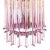 Italian Scenographic Pink “Triedro” Murano Glass Wall Sconces — Lot of Four For Sale - Image 6 of 7
