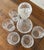 Contemporary Cristal De’ Flandre Decanter With Five Cristal D’ Arques Masquerade Glasses For Sale - Image 3 of 18