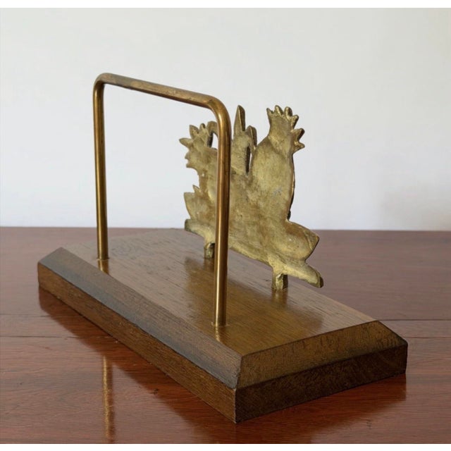 Vintage Brass Pineapple Napkin Holder For Sale In Los Angeles - Image 6 of 8