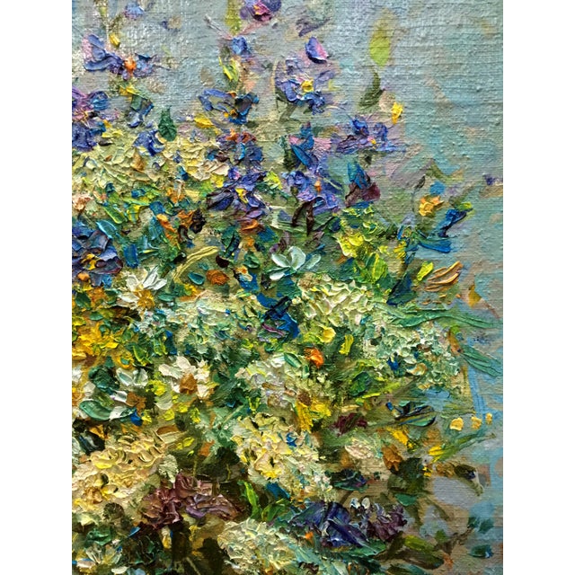Oil Painting Daisies Kalashnik Nikolai Fedorovich For Sale - Image 6 of 11