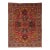 Antique Heriz Handmade Persian Medallion Designed Red Wool Rug For Sale