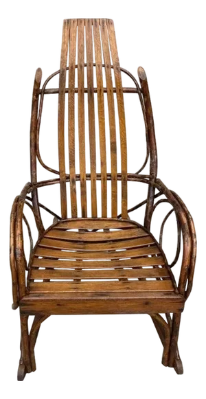 1940s Amish Bent Wood Rocker