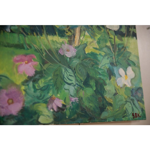 Oil on canvas painting by local Chappaqua, NY resident Grace B. Keogh, signed by the artist. Newly made artwork in...