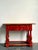 Vintage Ralph Lauren Red Distressed Console Table For Sale In West Palm - Image 6 of 12