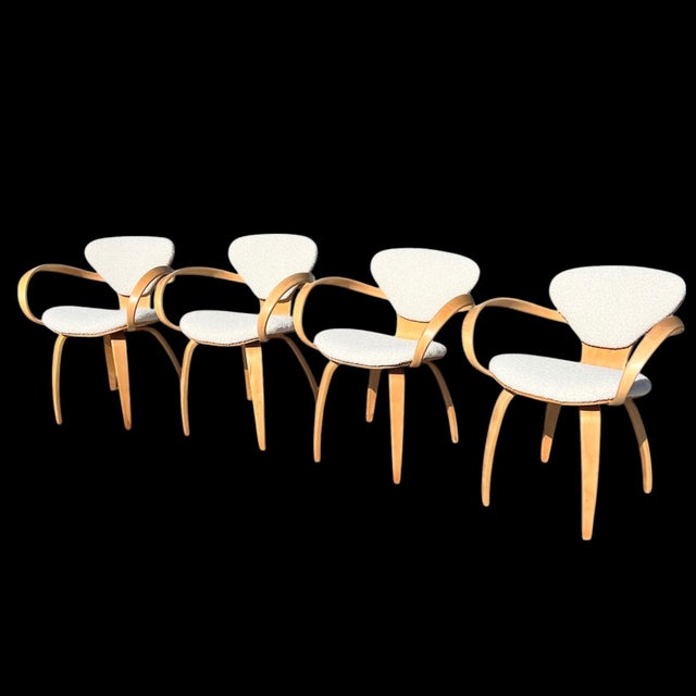 Norman Cherner for Plycraft Bentwood Pretzel Chairs Circa 1964, Set/4 For Sale In Los Angeles - Image 6 of 11