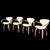 Norman Cherner for Plycraft Bentwood Pretzel Chairs Circa 1964, Set/4 For Sale In Los Angeles - Image 6 of 11