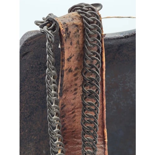 Mid 18th Century Rare Antique Original French Napoleon Era Imperial Guard Armored Breastplate. Great Authentic Piece Home Decor For Sale - Image 5 of 11