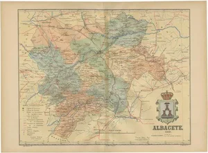 Map of Spanish Landscape and Infrastructure, 1902
