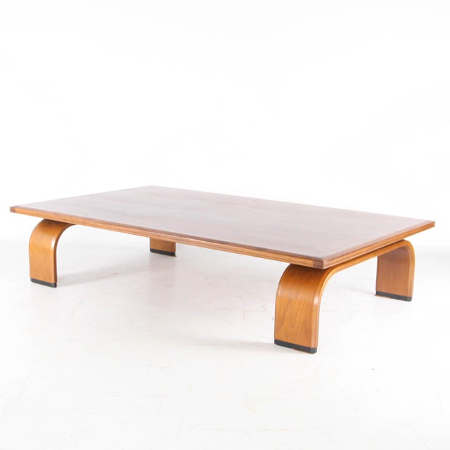 Large Japanese Coffee Table in Oak, 1970s For Sale - Image 11 of 17