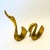 Mid-Century Modern Large Modernist Vintage Brass Swans - Set of 2 For Sale - Image 3 of 12