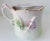 What a pretty pink and green hand-painted porcelain dogwood flower Nippon shaving mug from the 1890's. This charming piece...