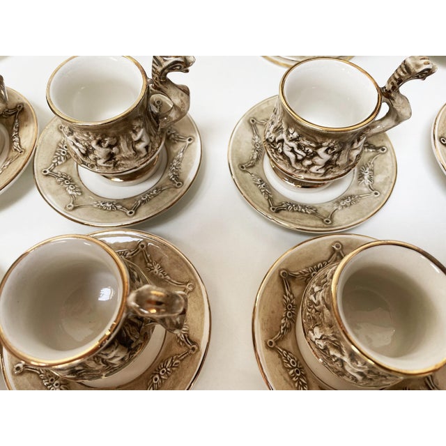 Coffee Service by R. Capodimonte, 1960s, Set of 12 For Sale - Image 14 of 18