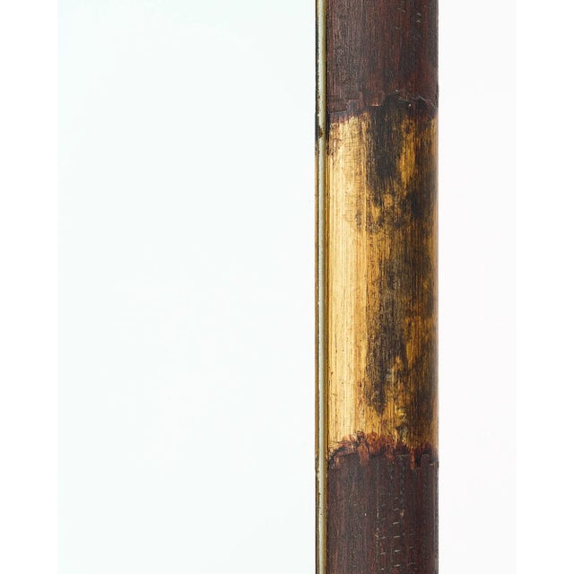 Gold Wood and Gold Leaf Vintage Mirror For Sale - Image 8 of 9