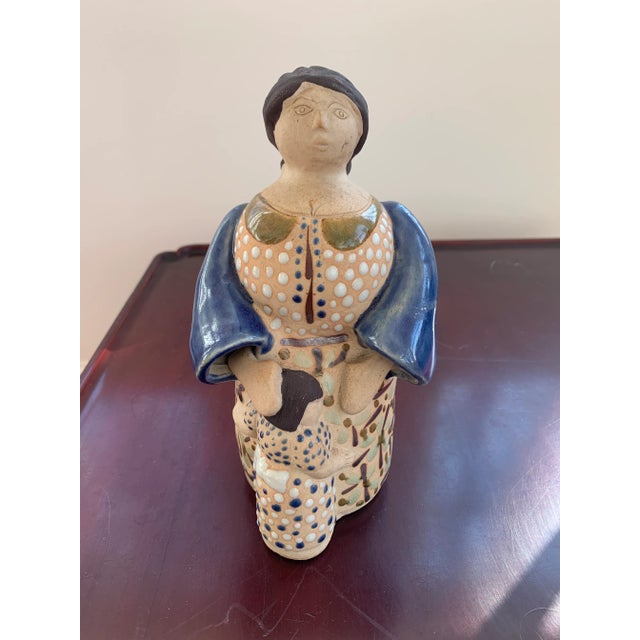 Vintage Taste Setter by Sigma Mother & Child Ceramic Figurine For Sale - Image 9 of 9
