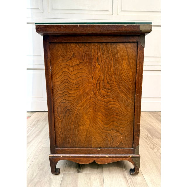 Vintage Korean Scholar's Cabinet With Hand-Painted Hunting Scenes For Sale - Image 16 of 16