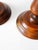 Wood Vintage Turned Wood Candlestick Holders Pair For Sale - Image 7 of 10