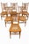 19th C. Faux Bamboo & Cane Ballroom Chairs - Set of 6 For Sale