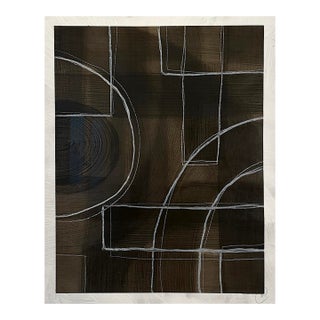 Eve by Murray Duncan, Abstract Geometric Mixed Media on Paper, For Sale