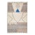 Beige Moroccan Berber Style Handmade Abstract Wool Rug For Sale