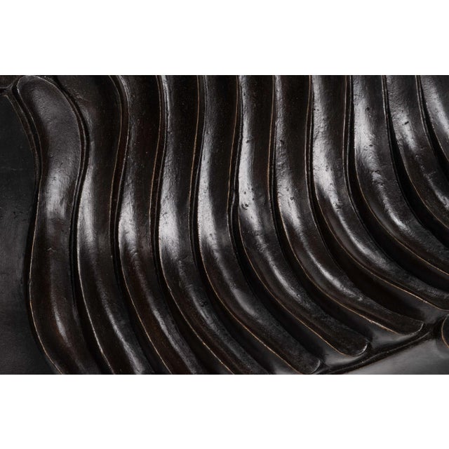 1960s Italian Bronze Wall Sculpture by Carlo Zauli, 1960s For Sale - Image 5 of 13