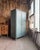Aqua Vintage Wardrobe with Hanging Space, 1950s For Sale - Image 8 of 16