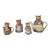 Cat Tea Set Japanese Otagiri Mrs Whiskers 4 Piece Kitchy Sugar Teapot Creamer Napkin Holder Wind in the Willows Style Quirky Kitchenware For Sale