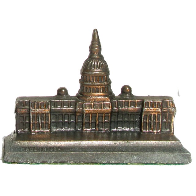 Art Deco Midcentury New York & Washington d.c. Architectural Monument Models, Set of 2 For Sale - Image 3 of 7