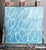 2020s Original Abstract Calligraphy Painting in Brushed Gold Frame, Oil on Canvas, 14.5" X 14.5" by Tatiana Duperault For Sale - Image 5 of 5